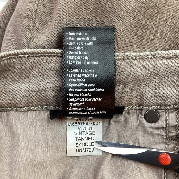 Paige Federal Slim Straight Jeans Mens 30 Tanned Saddle - Picture 12 of 13